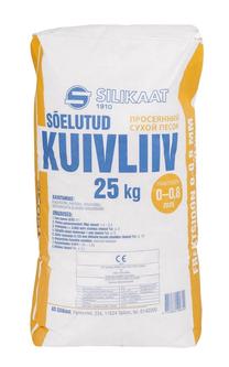 Liiv krohvisegu tegemiseks, 25 kg