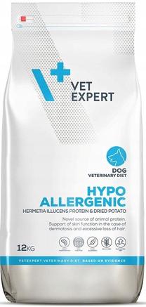 Сухой корм для собак VetExpert Hypoallergenic, насекомые, 12 кг