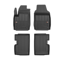 Auto paklājs, no priekšas/aizmugurē Proline 3D, Fiat 500 2007-