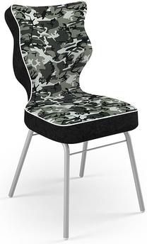 Vaikiška kėdė Solo Size 5 ST33, juoda sp./žalia sp./pilka sp., 39 cm x 85 cm