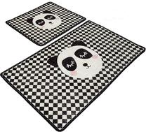 Vonios kilimėlių rinkinys Foutastic Kareli Panda 359CHL2502, įvairių spalvų, 100 cm x 60 cm