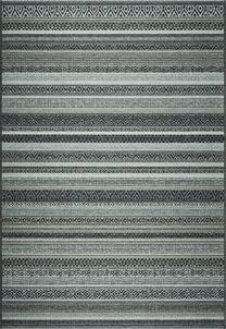 Paklājs Domoletti Brighton, daudzkrāsains/tumši zaļa krās., 200 cm x 140 cm