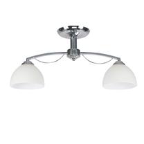 Valgusti lagi Candellux Lighting Filona, E27, 2 x 40 W, valge v. / kroom v.