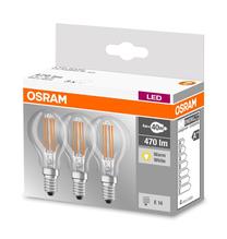 Lemputė Osram LED, P45, 2700 °K, E14, 4 W, 470 lm