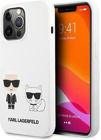 Telefono dėklas Karl Lagerfeld Choupette Liquid Silicone for iPhone 13 Pro, balta sp., Apple