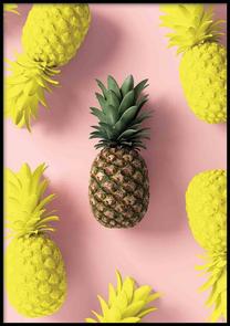 Pilt DecoKing Pineapple Invasion, 70 cm x 100 cm
