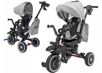 Triratukas Smartrike Rider ZSP.B67.SZ, juoda sp./pilka sp.