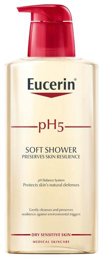 Kūno prausimosi želė Eucerin pH5 Soft, 400 ml