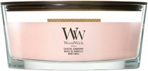 Свеча, ароматическая WoodWick Coastal Sunberry, 40 - 65 час, 453 г, розовый цв.