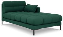 Sofa Micadoni Home Mamaia Chaise Longue, žalia sp., dešininė, 185 x 102 cm x 75 cm
