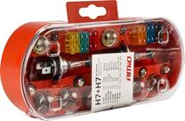 Auto spuldze AMiO H7+H7 03959, halogēnā spuldze, balta krās., 12 V