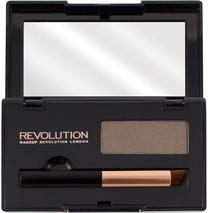 Maskuojamoji pudra ataugusioms plaukų šaknims Makeup Revolution London Root Cover Up, tamsiai ruda sp.