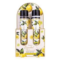 Kūno priežiūros rinkinys Accentra Essential Botanicals Lemon & Bergamot, 2 vnt.