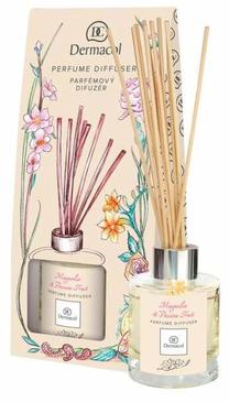Gaisa atsvaidzinātājs, smaržu kociņi Dermacol Magnolia & Passion Fruit, 100 ml Brūngans krās.