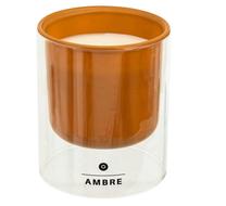 Svece, aromātiskā Atmosphera Ilan Ambra, 10 h, 220 g, brūna krās.