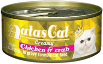 Šlapias kačių maistas Aatas Cat Creamy, vištiena/jūros gėrybės, 0.08 kg