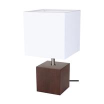 Настольные лампы Spot-Light Trongo Square, E27, 25Вт, белый цв./коричневый цв.