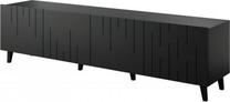 Телевизионный шкаф Cama Meble Bari, черный цв., 42 см x 200 см x 52 см