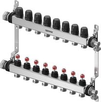 Kolektors Uponor 1140839, regulējams, 8 gredzeni