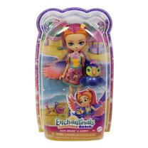 Lėlė su priedais Mattel Enchantimals Sunshine Beach Trippi Toucan HRX83, 22 cm