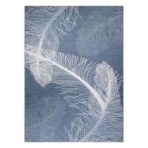 Kilimas vidaus Hakano Arlen Feathers, balta sp./mėlyna sp., 220 cm x 160 cm