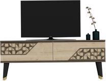 ТВ стол Kalune Design Toronto, дубовый цв./ореховый цв., 29.6 см x 120 см x 45.2 см