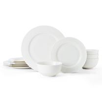 Lõunaserviis Mikasa Egret, portselan, valge v., 12 tk.