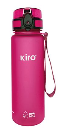 Ūdens pudele Kiro KI3026, rozā krās., tritāns, 0.5 l