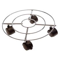 Vazonų padėklas ant ratukų Verdemax, sidabro sp., 30 cm