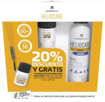 Purškiklis įdegio priežiūrai kūnui/veidui Heliocare Sun Protection Sport SPF50+, 100 ml