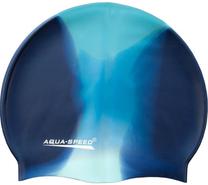 Шапочка для плавания Aqua Speed, синий цв./голубой цв.