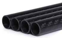 Vamzdelis Alphacool Carbon HardTube 13mm 4x 80cm, 80 cm, juoda sp., 4 vnt.