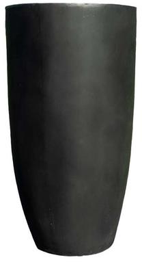 Puķu pods DM Grill Black Stone, cementa, 76 cm x 76 cm, Ø 76 cm, melna krās.