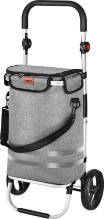 Kelioninis krepšys ant ratukų Nils Extreme Premium NC4305, pilka sp., 50 l