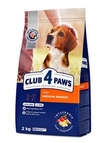 Kuiv koeratoit Club 4 Paws Premium Medium Breeds, kanaliha, 2 kg