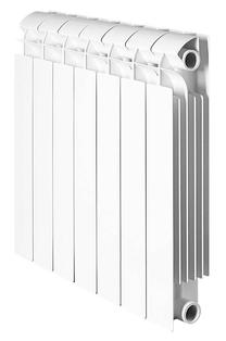 Radiatorius Global Radiatore Style Plus 500/1, 8 cm x 57.5 cm, šoninio pajungimo, 185 W, balta sp.