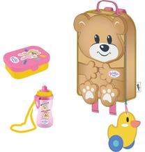 Рюкзак Zapf Creation Baby born Kindergarten Backpack, коричневый цв./розовый цв.