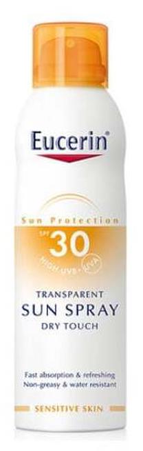 Purškiklis įdegio priežiūrai kūnui Eucerin DryTouch SPF30, 200 ml