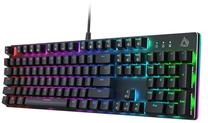 Laidinė žaidimų klaviatūra Aukey KM-G12 Aukey Blue, EN, juoda sp.