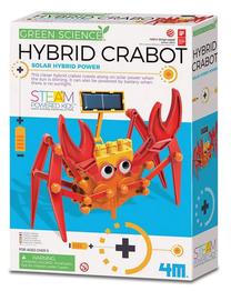 Игрушечный робот 4M Hybrid Crabot 00-03448, 20.5 см, красный цв.