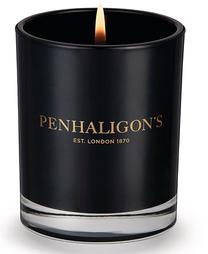 Svece, aromātiskā Penhaligon´s Maduro leaf, 40 h, 200 g, melna krās.
