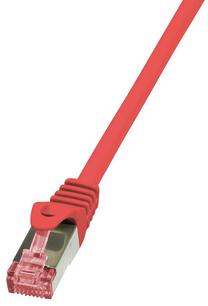 Провод Logilink CAT 6 S/FTP RJ-45 8P8C, RJ-45 8P8C, 2 м, красный цв.