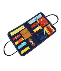 Izglītojošās rotaļlieta Suitcase For Children, 28 cm, zila krās./brūna krās./sarkana krās., 13 gab.