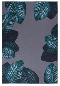 Kilimas vidaus Kenda Sand Tropical 125, pilka sp./žalia sp., 150 cm x 80 cm