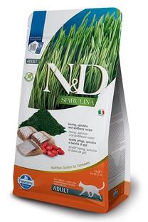 Sausā kaķu barība Farmina N&D Spirulina Herring, Spirulina and Wolfberry, siļķe, 1.5 kg