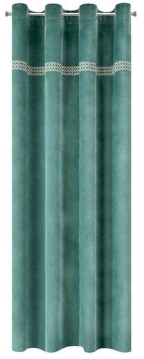Naktinė užuolaida Jovita, žalia sp., 140 cm x 250 cm