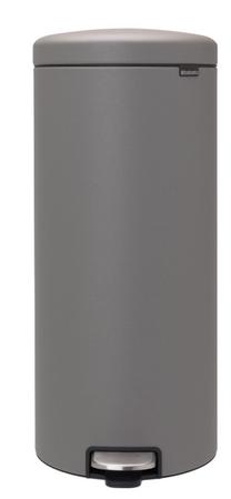 Šiukšliadėžė Brabantia NewIcon Mineral Concrete Grey 119187, pilka sp., 30 l, 67.9 cm x 29.3 cm