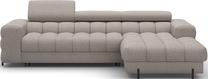 Kampinė sofa Felro Royal 20, tamsaus smėlio spalva, dešininė, 181 x 285 cm x 93 cm