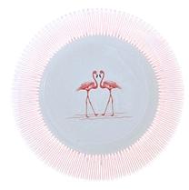 Lėkščių rinkinys desertinė Hermia TVL4PTPRS1158, Ø 20 cm, balta sp./raudona sp.