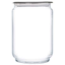 Lielapjoma produktu konteiners Luminarc Plano, 1 l, caurspīdīga krās./pelēka krās.